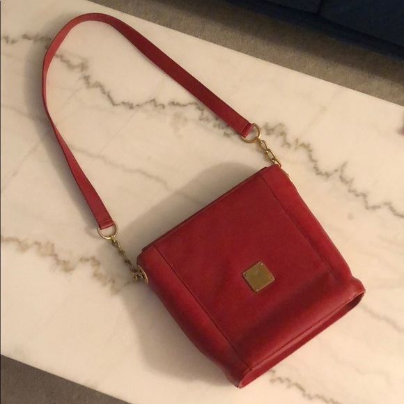 Autehntic MCM Antique Red Crossbody - Picture 2 of 5